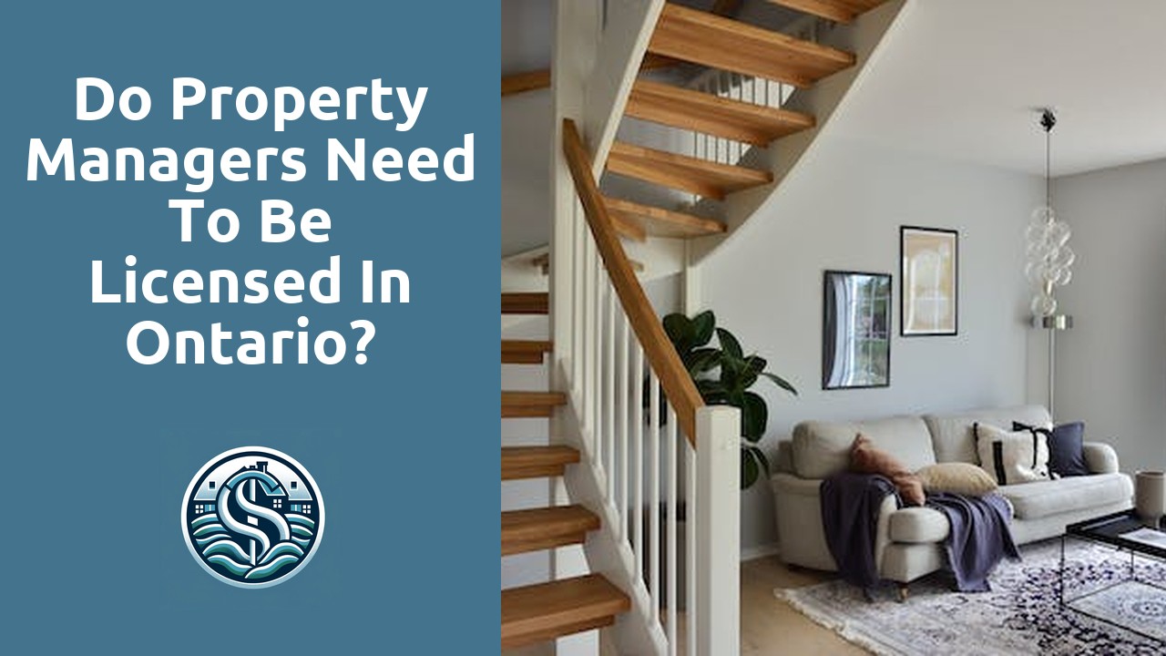 Do property managers need to be licensed in Ontario?