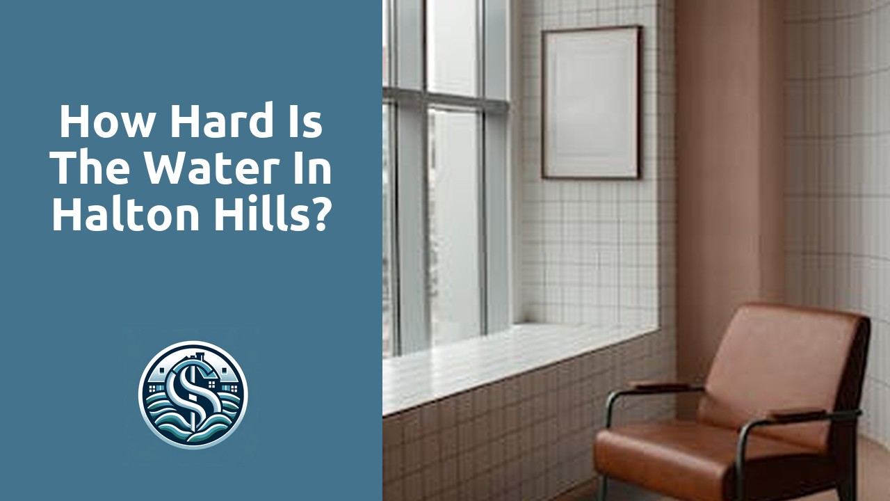 How hard is the water in Halton Hills?