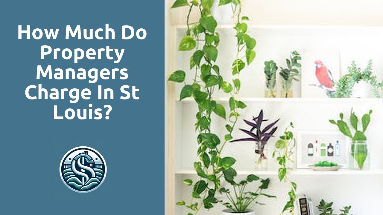 How much do property managers charge in St Louis?